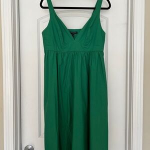 Banana Republic Emerald Green Sleeveless Dress